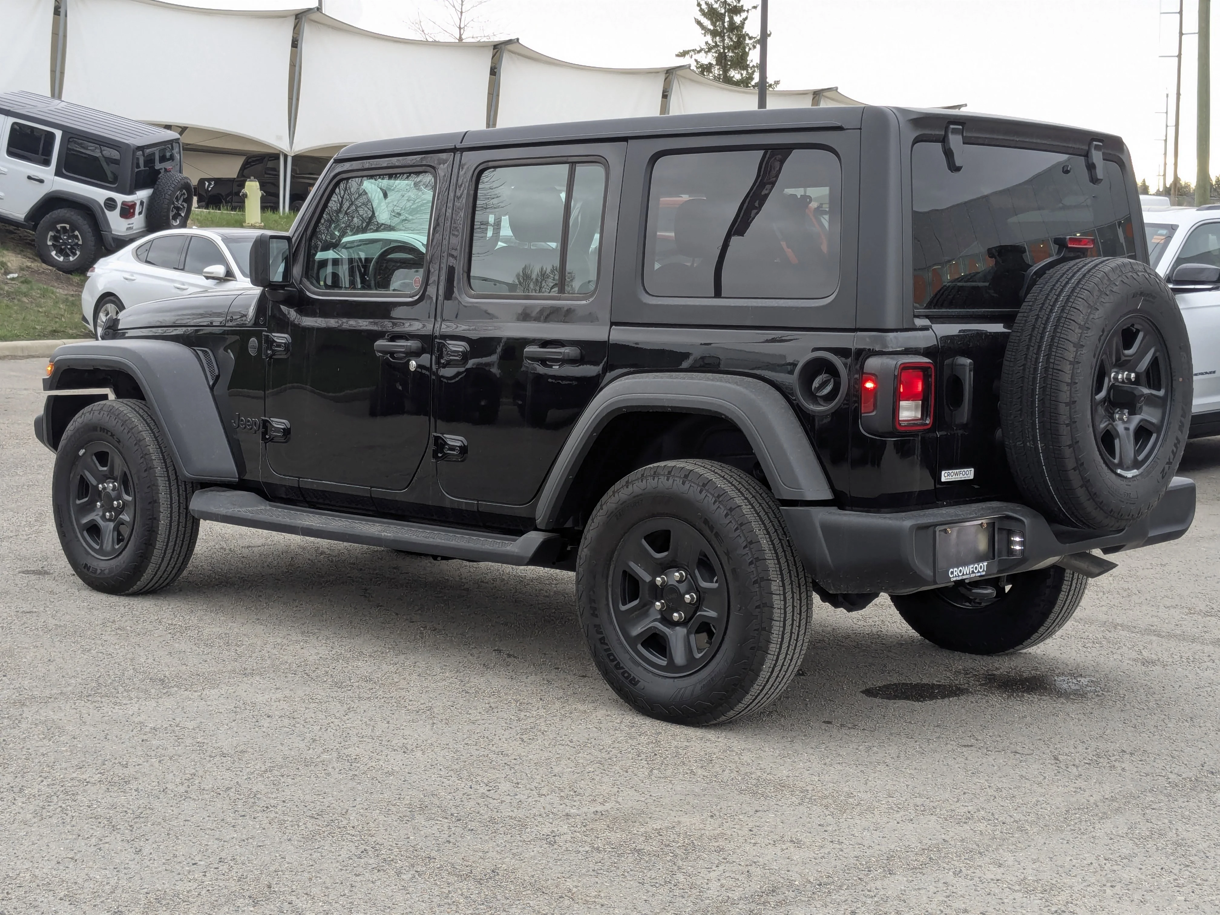 Used 2025 Black Jeep Sport - - Pkg 23B  - Black Paint  - 3.6L Pentastar V6  - 12.3 Touchscreen  & More image 6