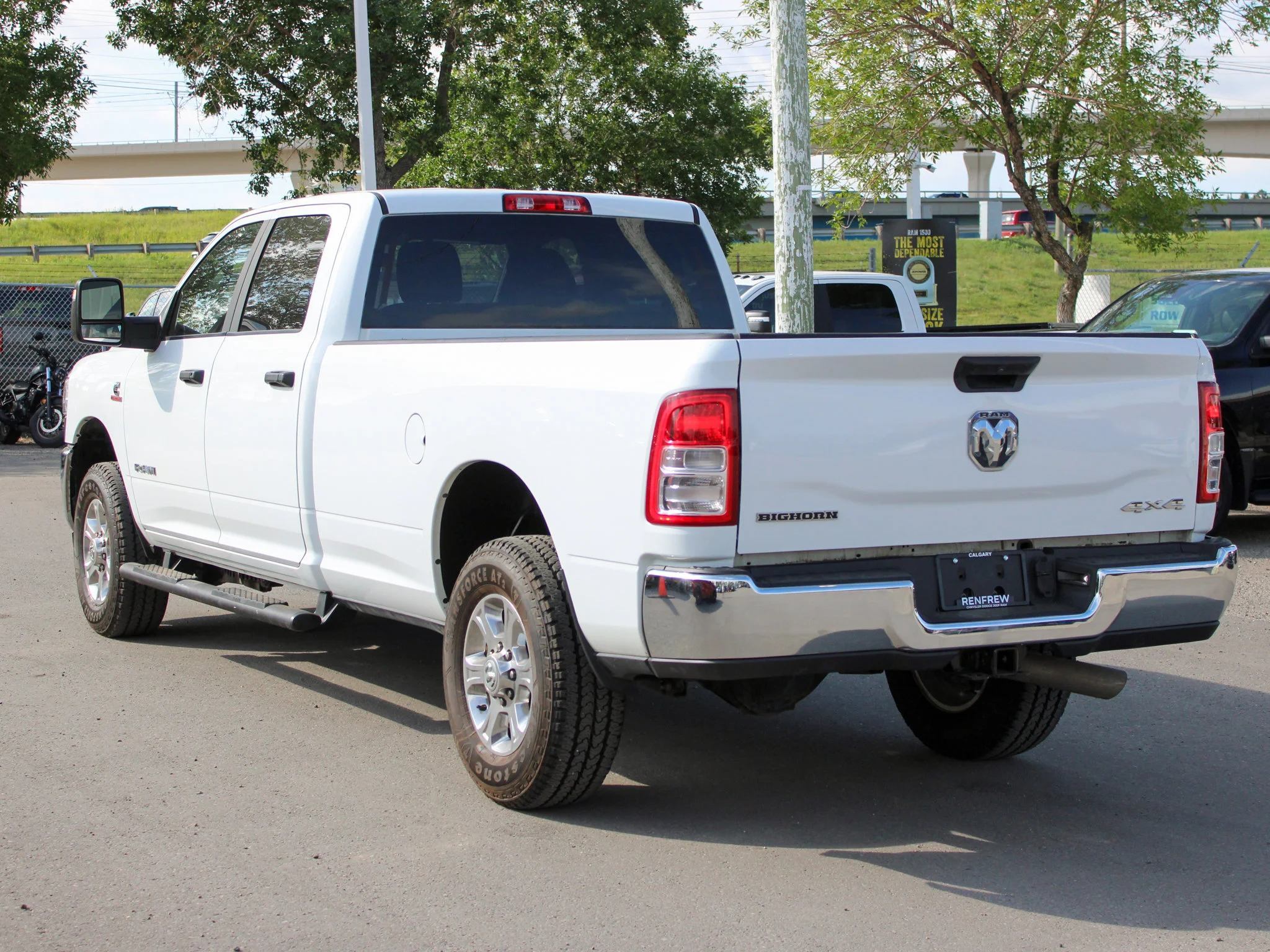 Certified Used 2023 White RAM Big Horn*No Accidents | Long Box | Backup Camera | Remote Start | Rear Air Suspension | Diesel image 14