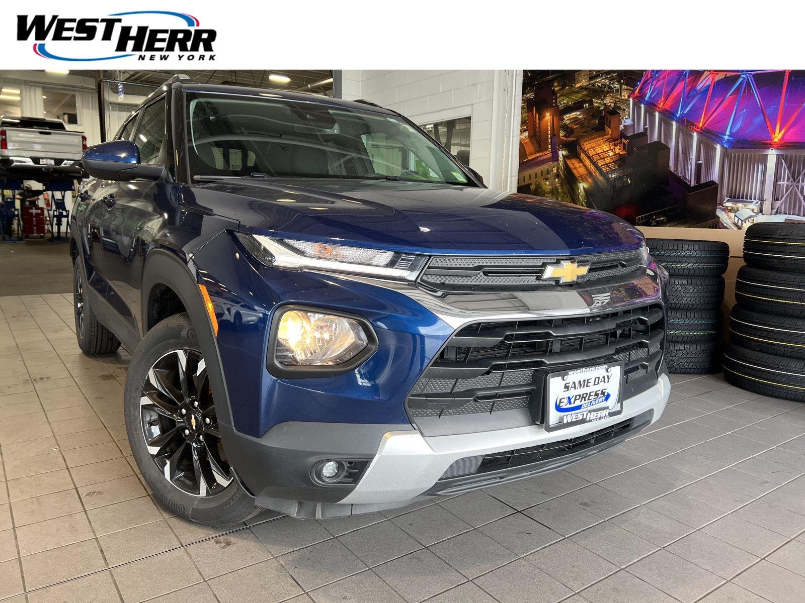 Used 2022 Blue Glow Metallic Chevrolet LT image 1