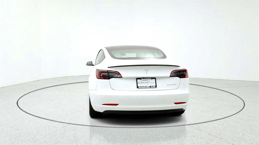 Used 2023 Pearl White Multi-Coat Tesla Performance AWD w/ White & Black Premium Interior image 6