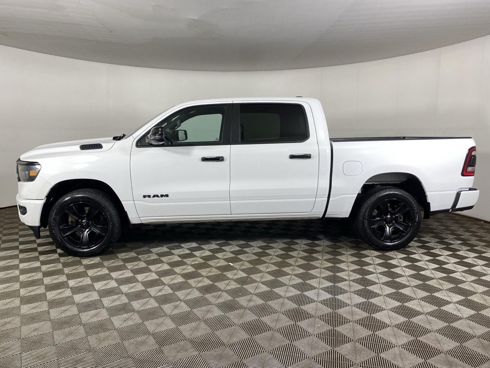 Used 2023 Bright White Clearcoat Ram Big Horn image 4