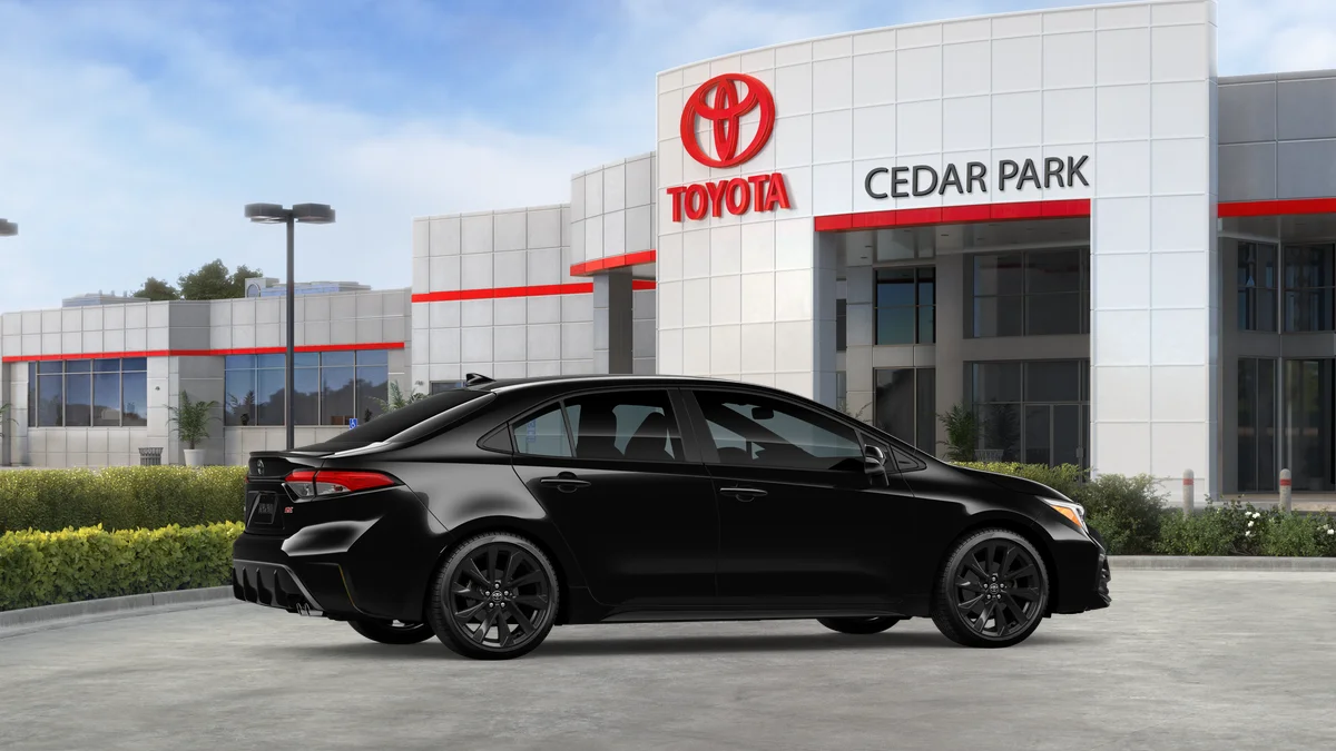 New 2026 Midnight Black Metallic Toyota SE image 11