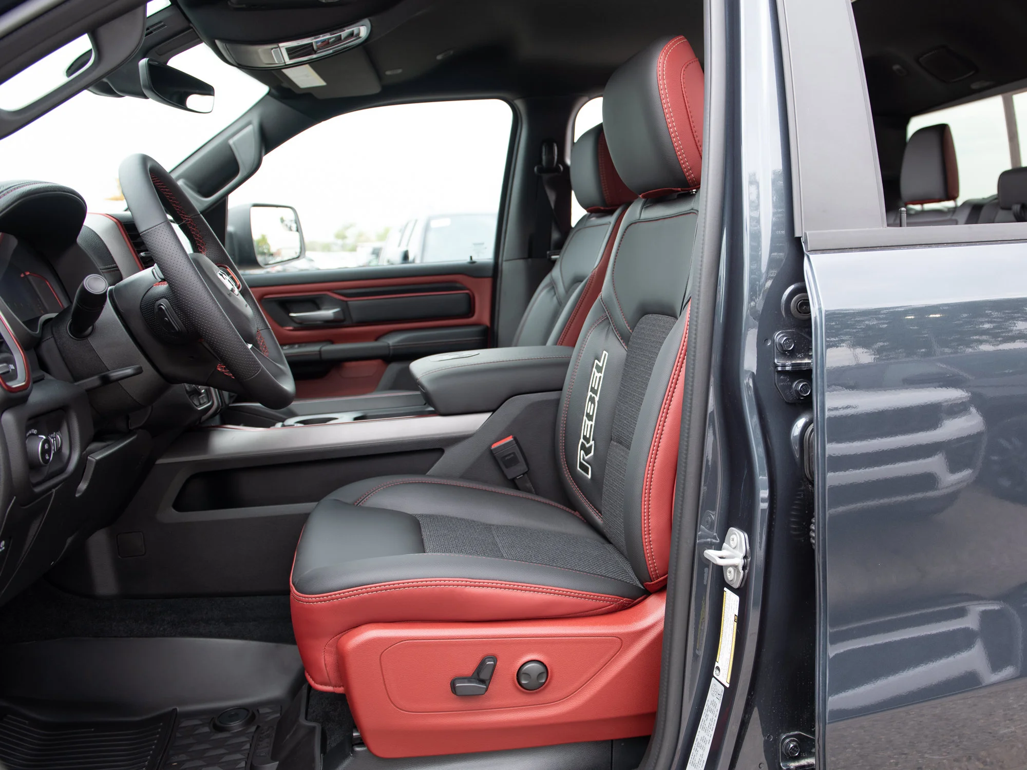 New 2026 Blue RAM Rebel* Crew Cab 4x4, Heated Seats/Wheel, 33 Inch A/T Tires, 1 Inch Factory Suspension Lift image 26