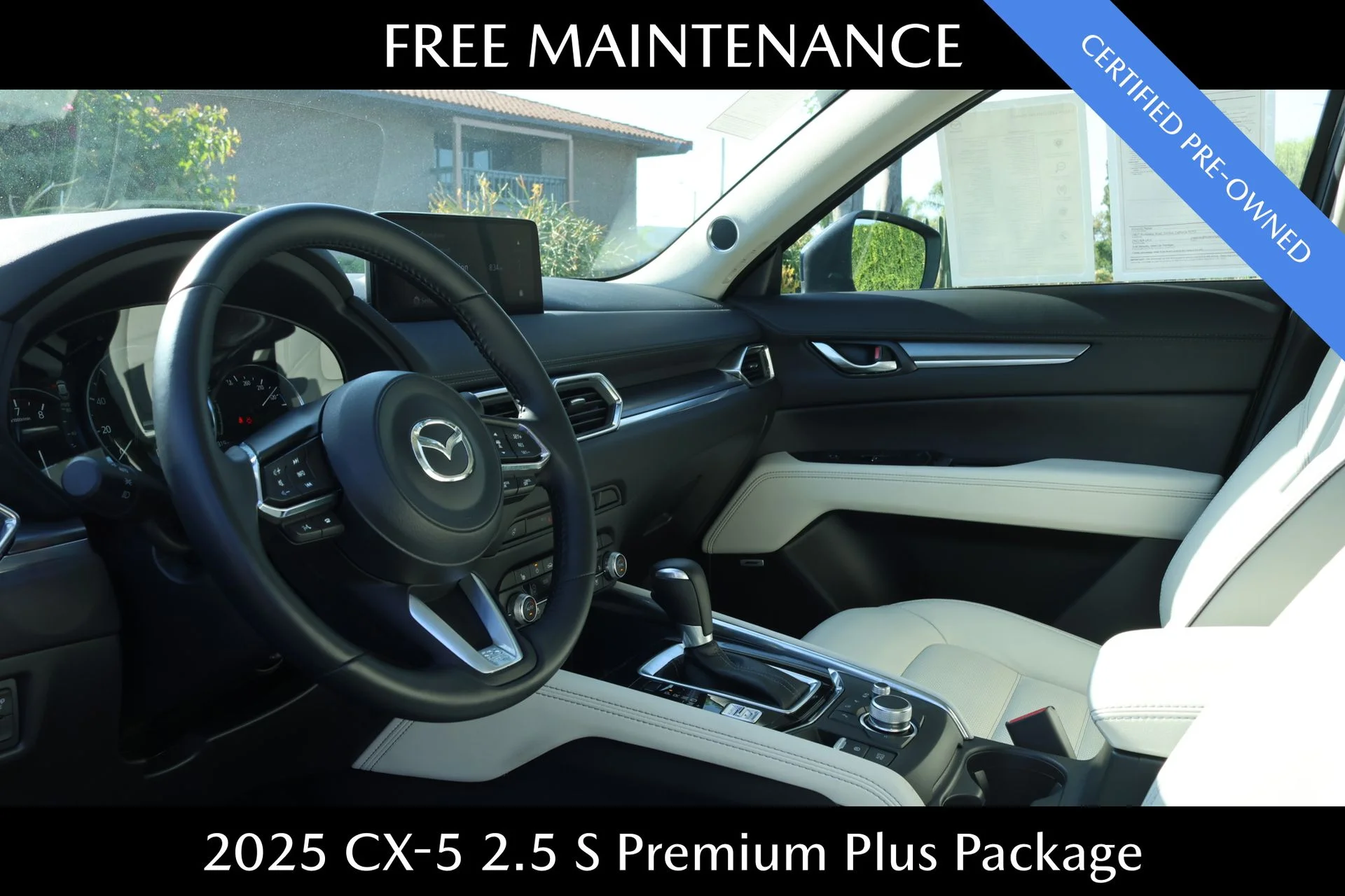 Certified Used 2025 Blue Mazda 2.5 S Premium Plus Package image 6