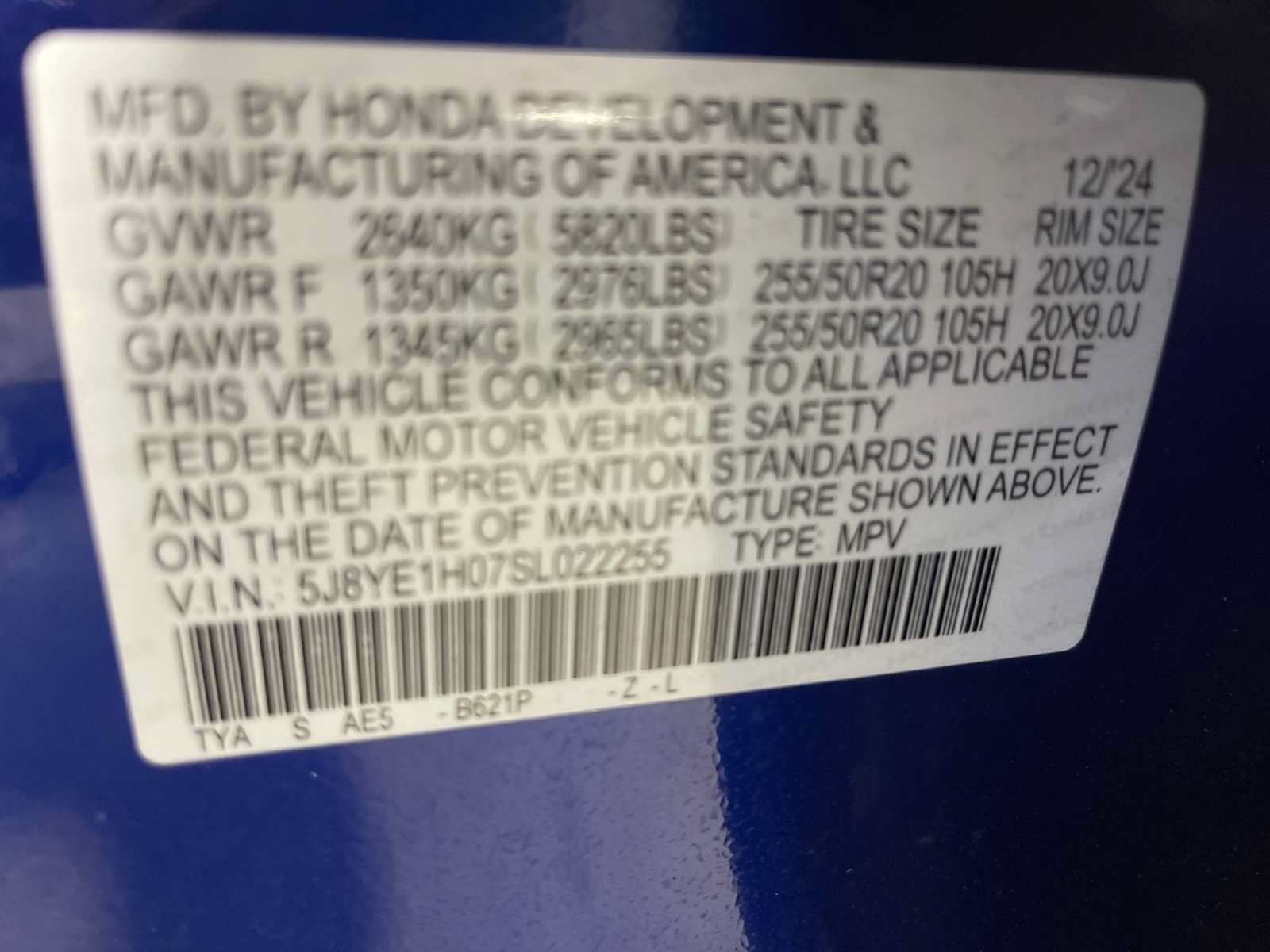 Certified Used 2025 Apex Blue Pearl Acura w/A-Spec Package image 48