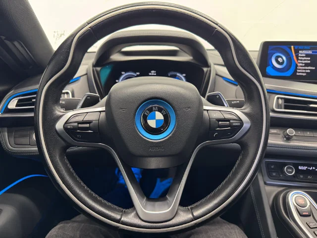 Used 2016 Crystal White Pearl Metallic w/BMW i Frozen Blue BMW Base image 21