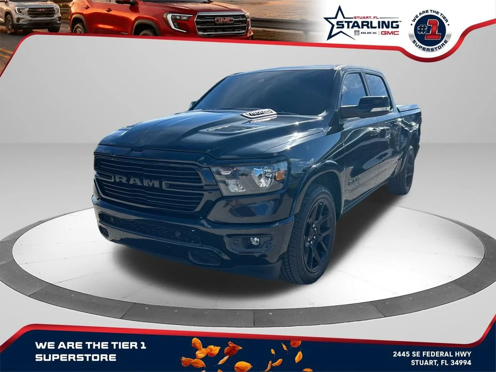 Used 2022 Black Ram Laramie Crew Cab 4x2 5