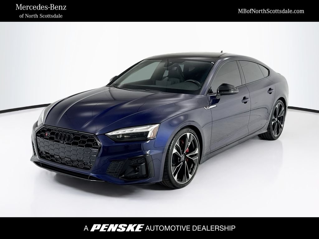 Used 2021 Blue Metallic Audi Premium Plus image 1