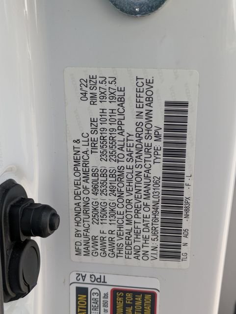 Used 2022 White Honda Touring image 28