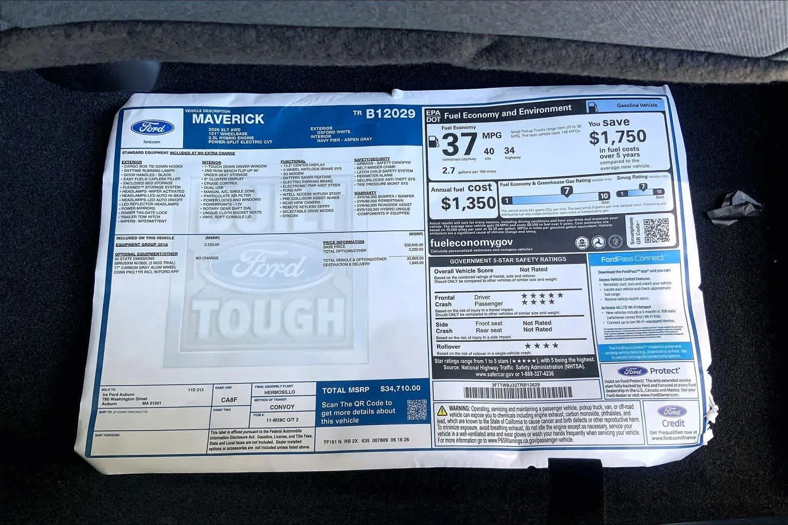 New 2026 Oxford White Ford XLT image 18
