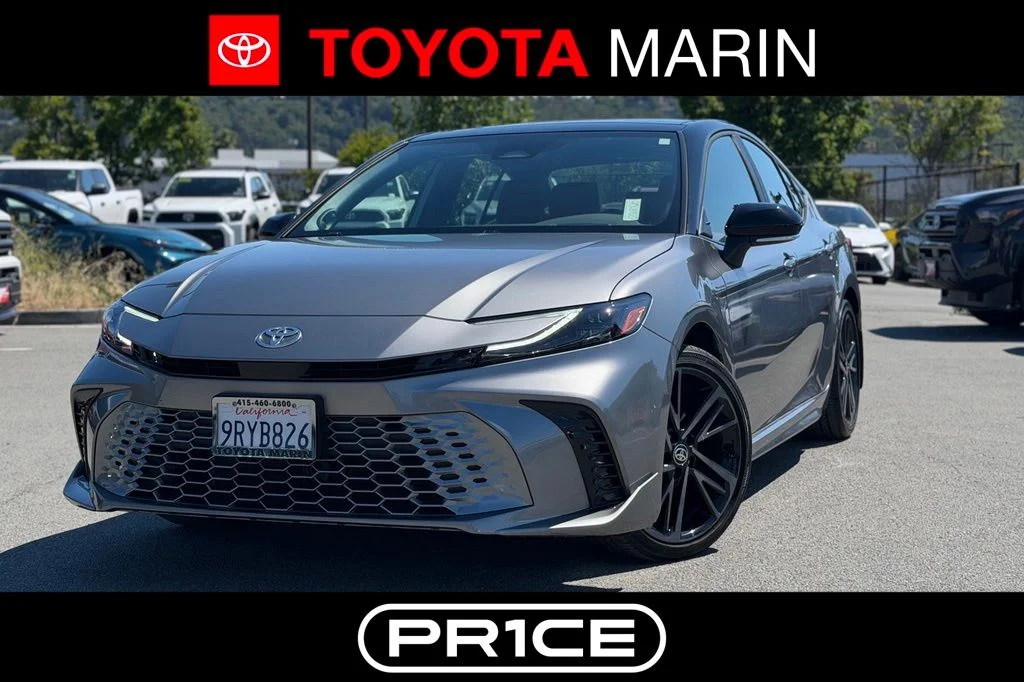 Certified Used 2025 Black Toyota XSE image 1