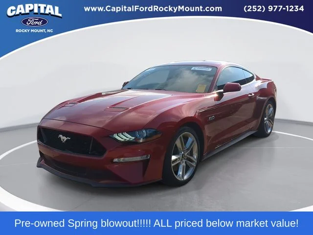 Used 2021 Red Ford GT Premium image 1