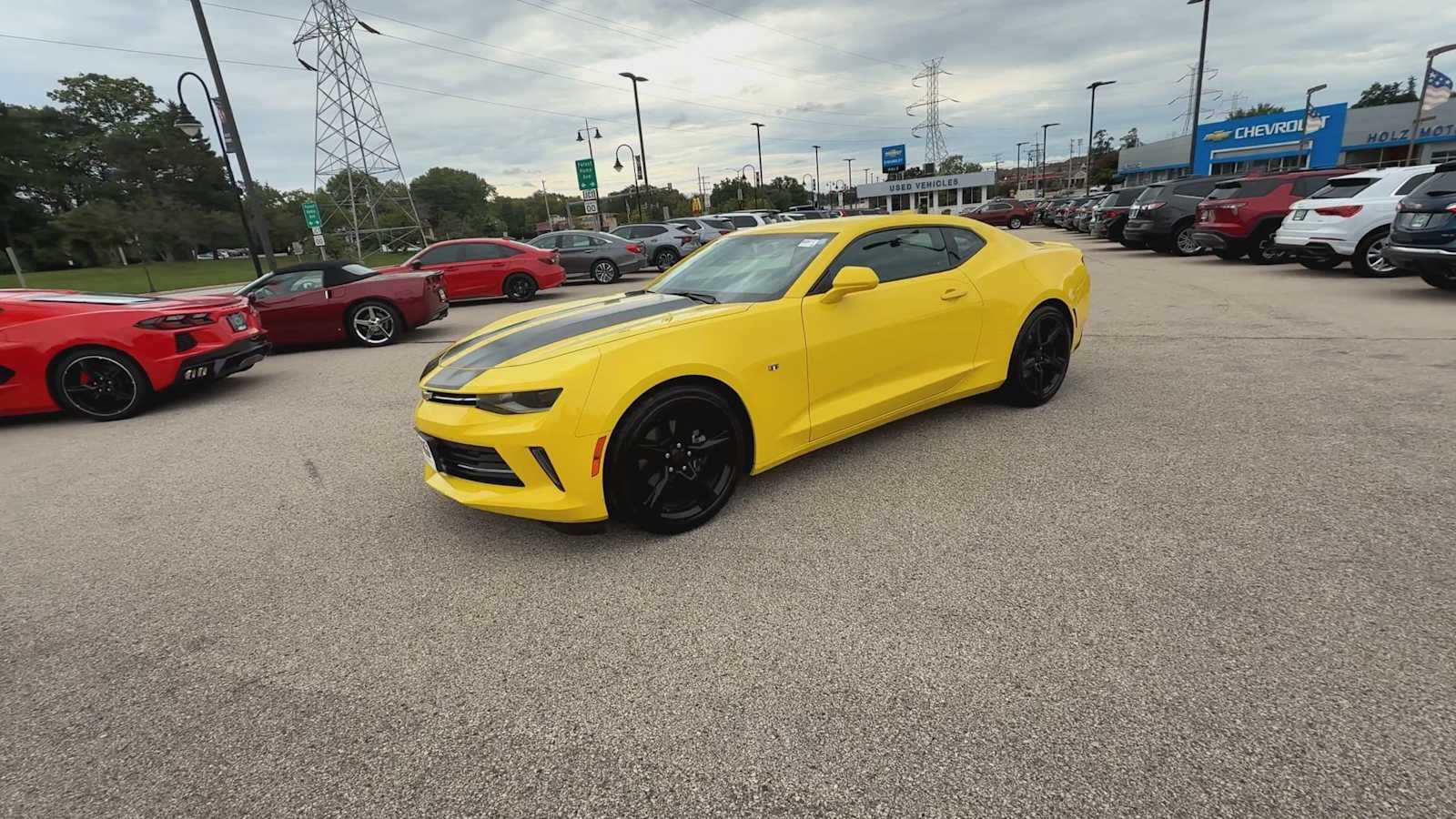 Used 2017 BRIGHT YELLOW Chevrolet 2LT image 4