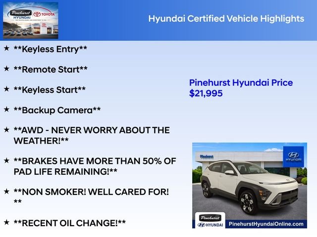 Certified Used 2025 White Hyundai SEL image 36