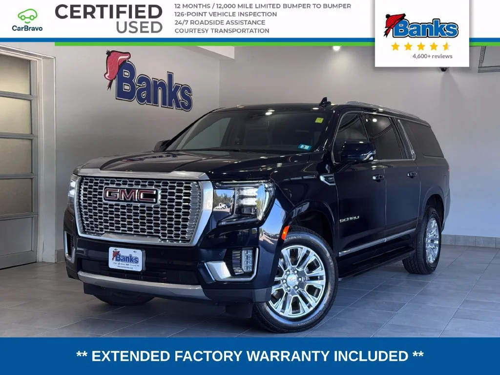 Certified Used 2023 MIDNIGHT BLUE METALLIC GMC Denali image 1