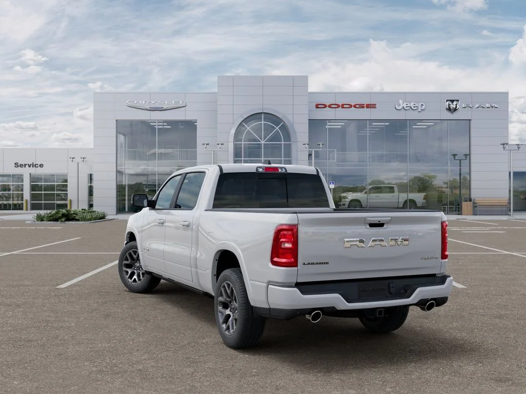 New 2026 Bright White Clear-Coat Exterior Paint RAM Laramie image 3