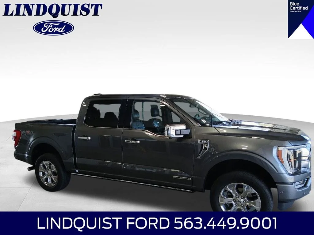 Certified Used 2022 Gray Metallic Ford Platinum image 3