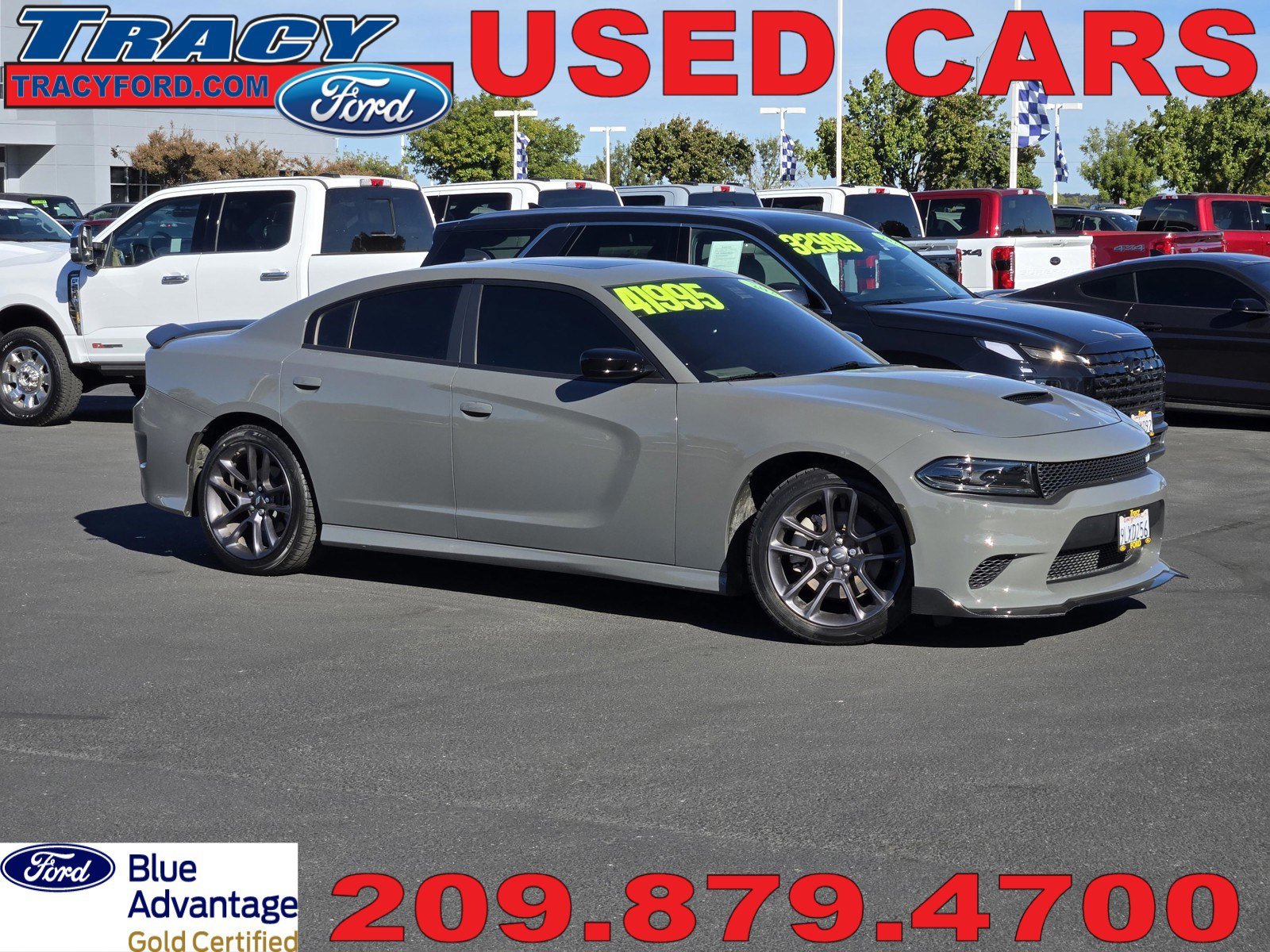 Certified Used 2023 Destroyer Gray Clearcoat Dodge R/T image 1