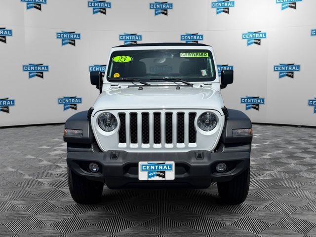 Certified Used 2023 White Jeep Sport S image 9