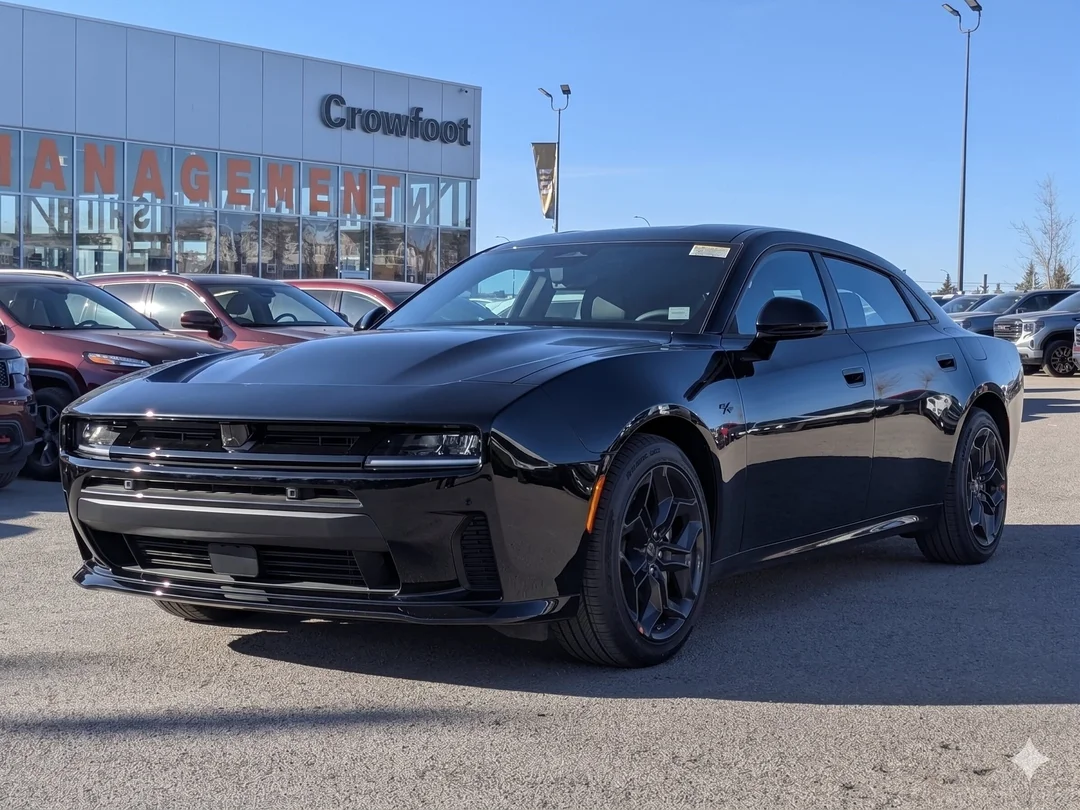 New 2026 Black Dodge R/T - - AWD - Blacktop Pack - Driver Convenience - Alpine Audio - Hurricane Turbo & More! image 4