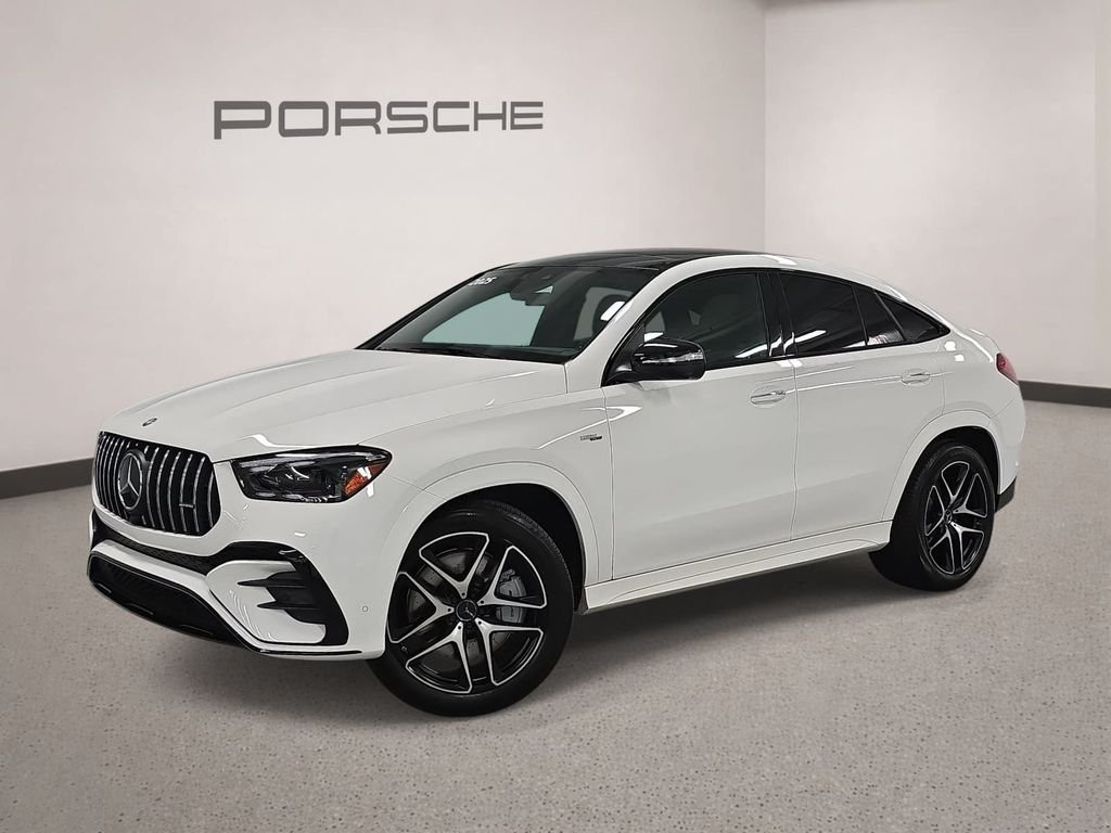 Used 2025 Polar White Mercedes-Benz GLE 53 AMG® image 1