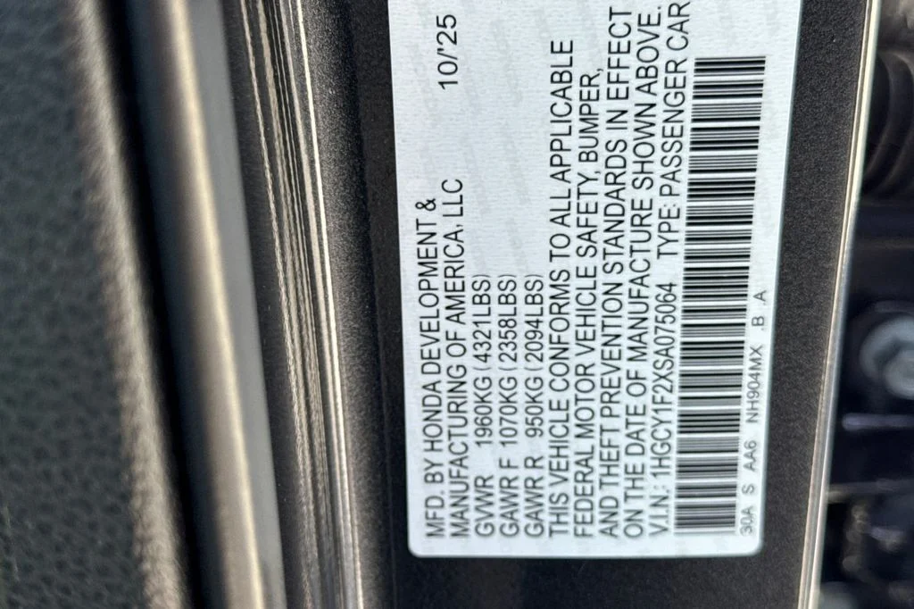 Certified Used 2025 Meteorite Gray Metallic Honda LX image 35