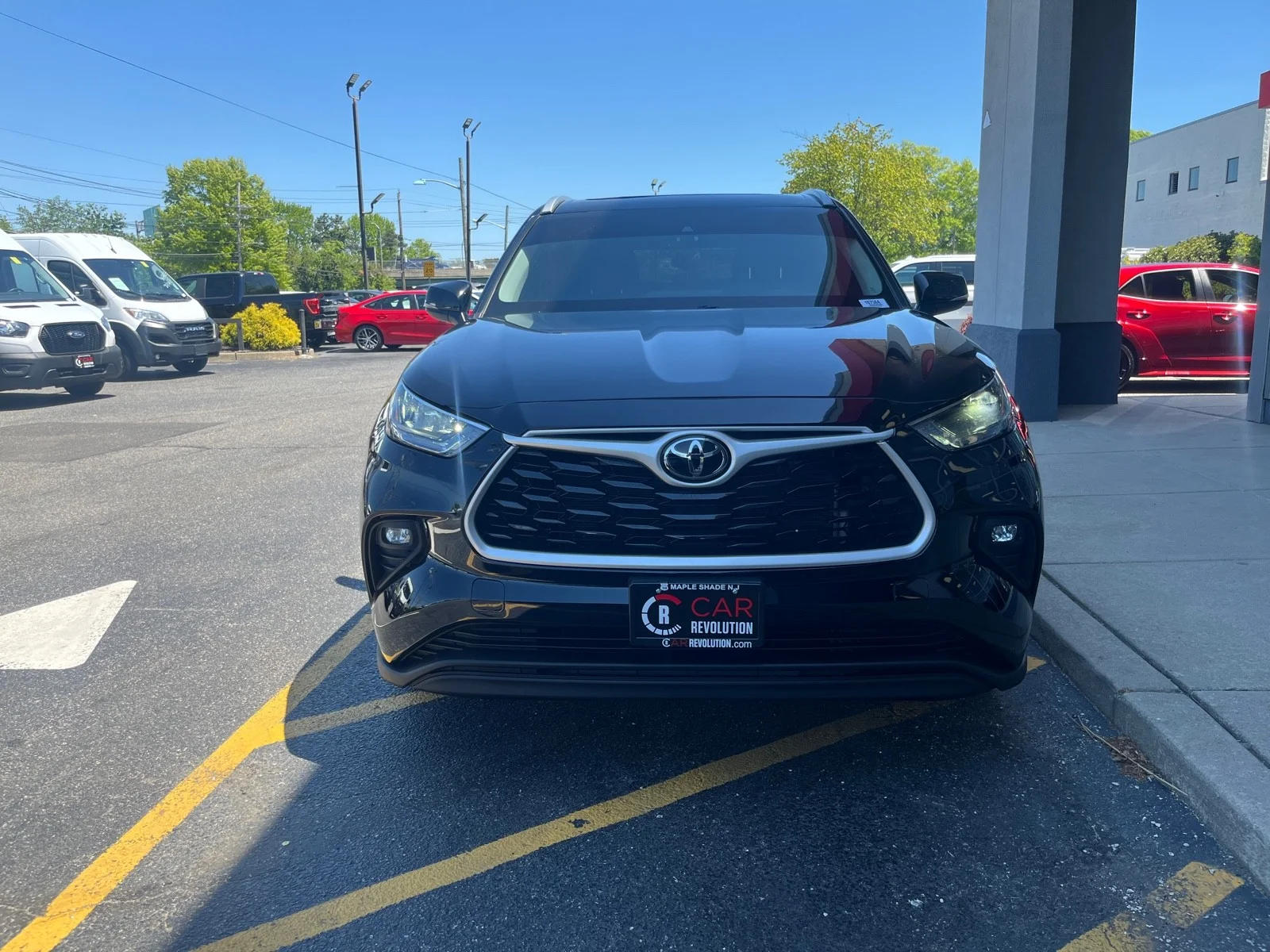 Used 2024 Midnight Black Metallic Toyota XLE AWD image 2