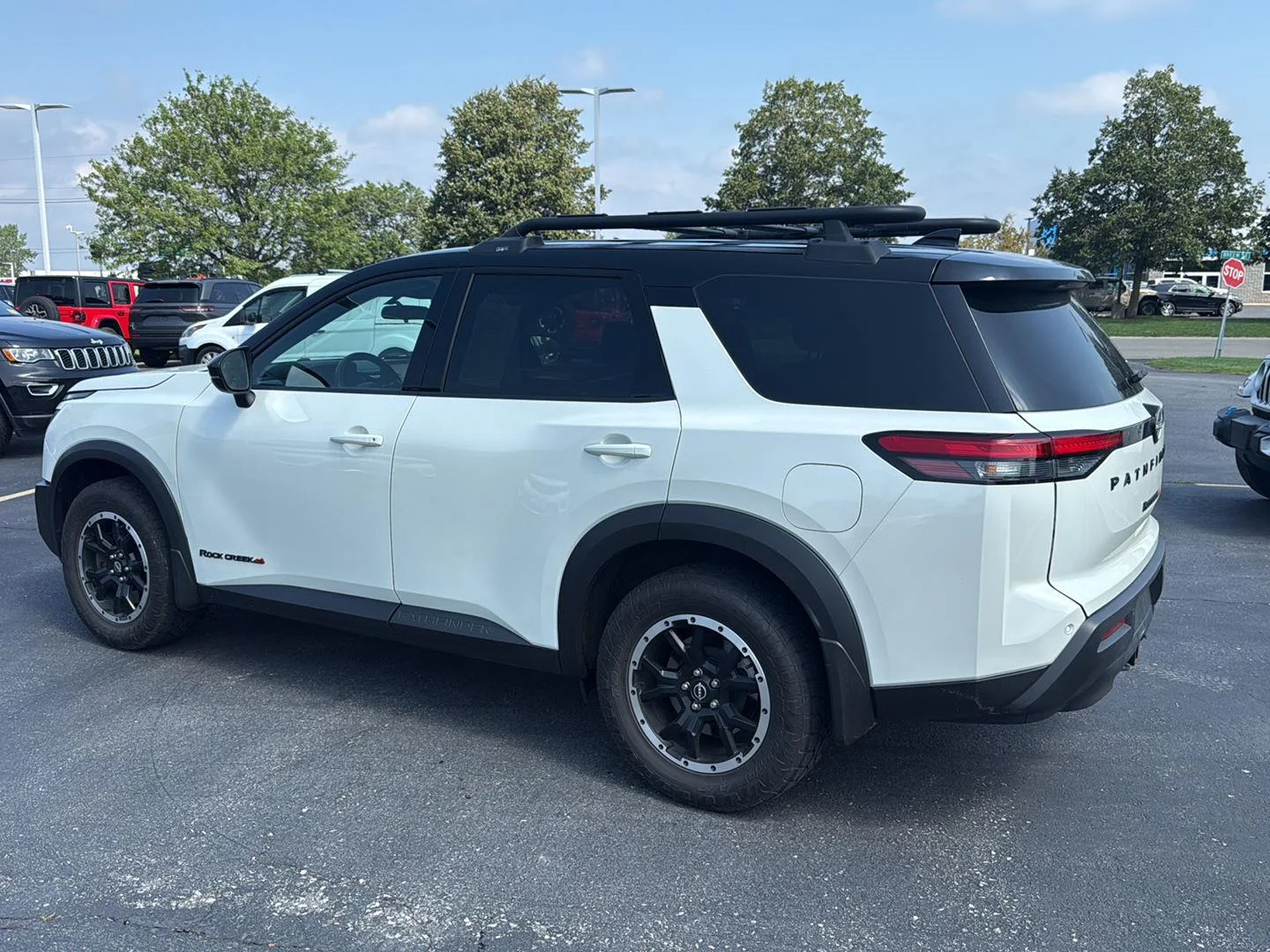 Used 2024 Pearl White Tricoat/Super Black Nissan Rock Creek image 4