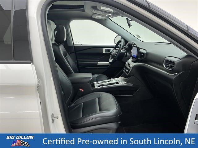 Used 2021 Star White Metallic Tri-Coat Ford XLT image 26