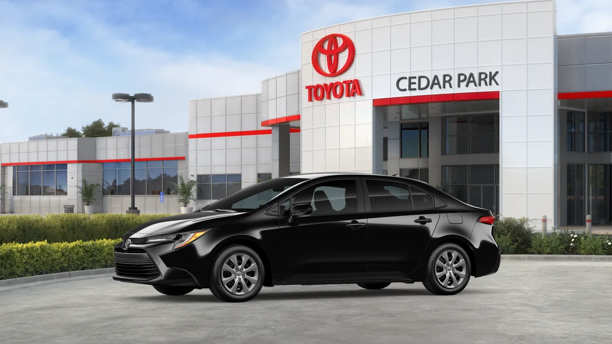 New 2026 Midnight Black Metallic Toyota LE image 24