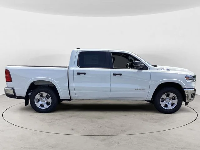 New 2026 Bright White Clearcoat Ram BIG HORN CREW CAB 4X4 5