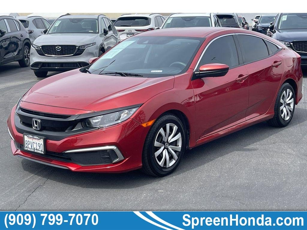 Certified Pre-Owned 2020 Honda Civic LX Sedan in Corona #261070-1