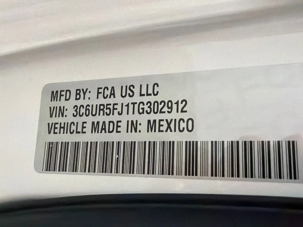 New 2026 Bright White Clear-Coat Exterior Paint RAM Laramie image 45