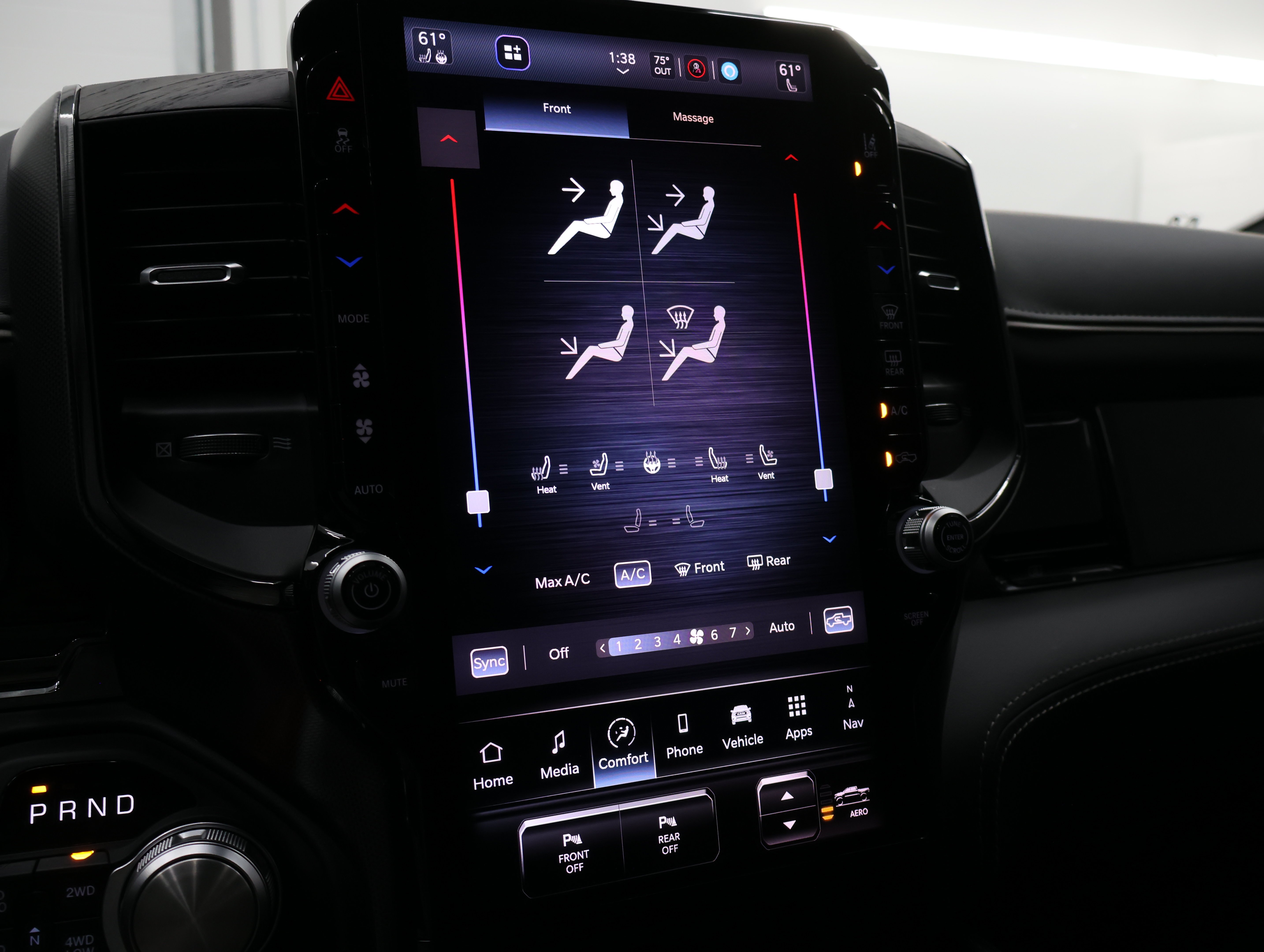 Used 2025 Diamond Black Crystal Pearlcoat Ram Limited image 55