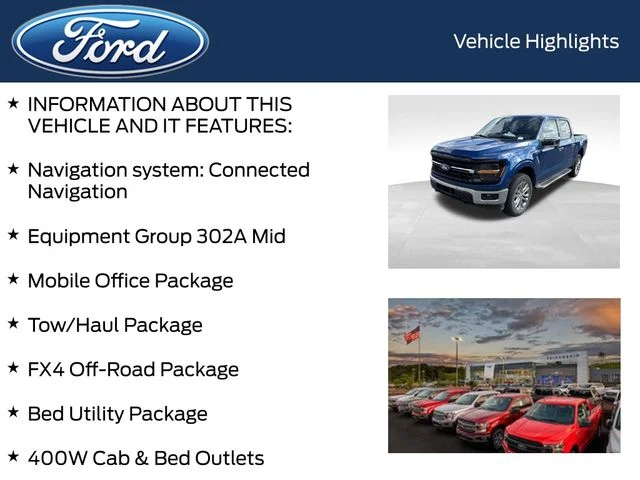 Used 2024 Blue Ford XLT image 5