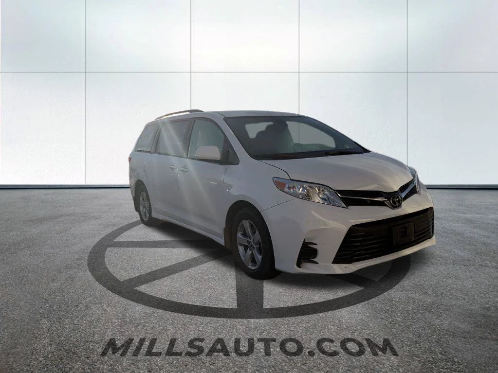 Used 2018 White Toyota LE image 2