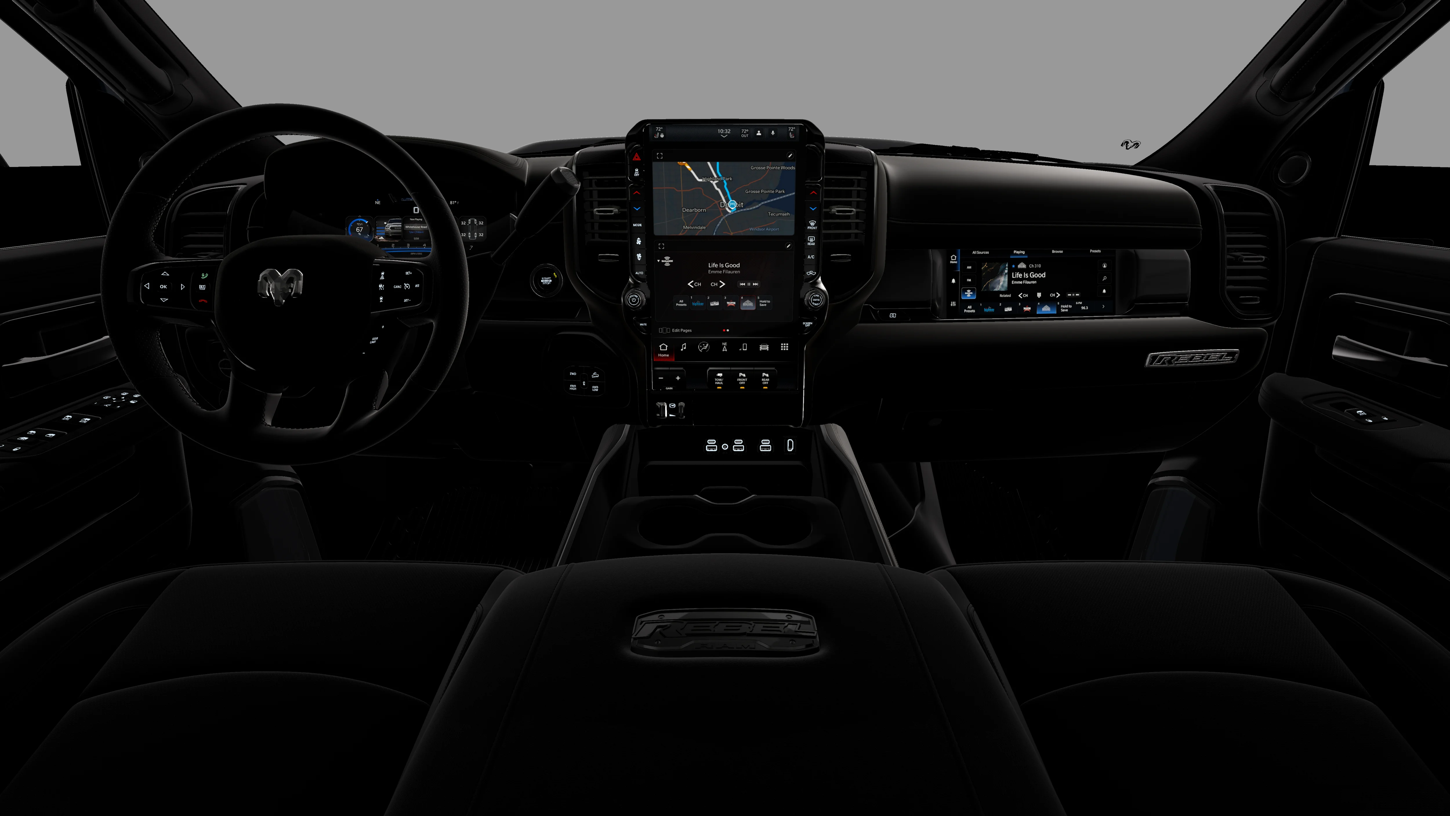 New 2026 Forged Blue Metallic Exterior Paint RAM REBEL image 18