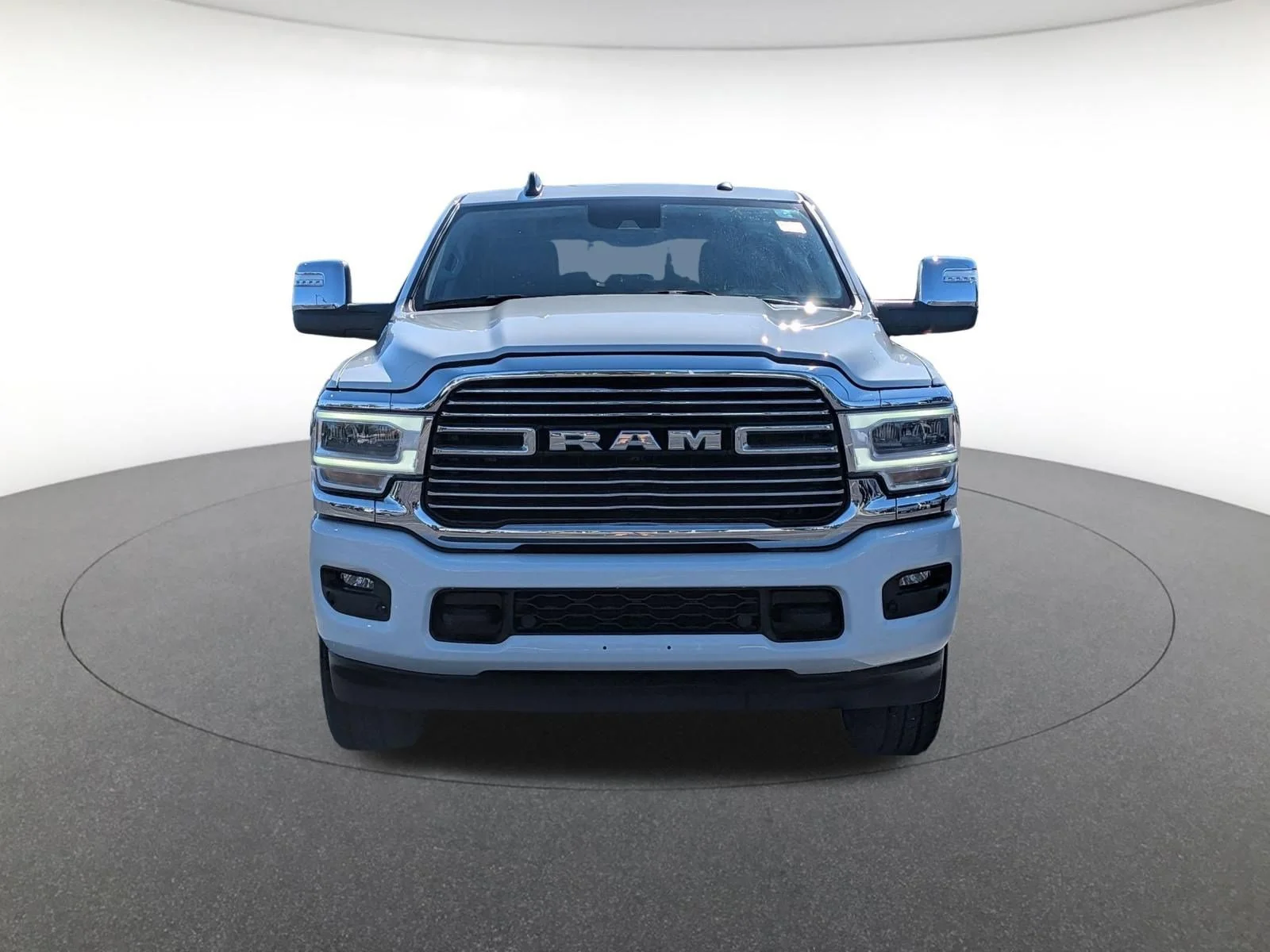 Used 2024 Bright White Clearcoat Ram Laramie image 2