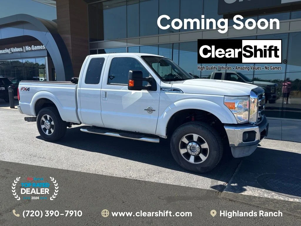Used 2014 White Ford Lariat image 1