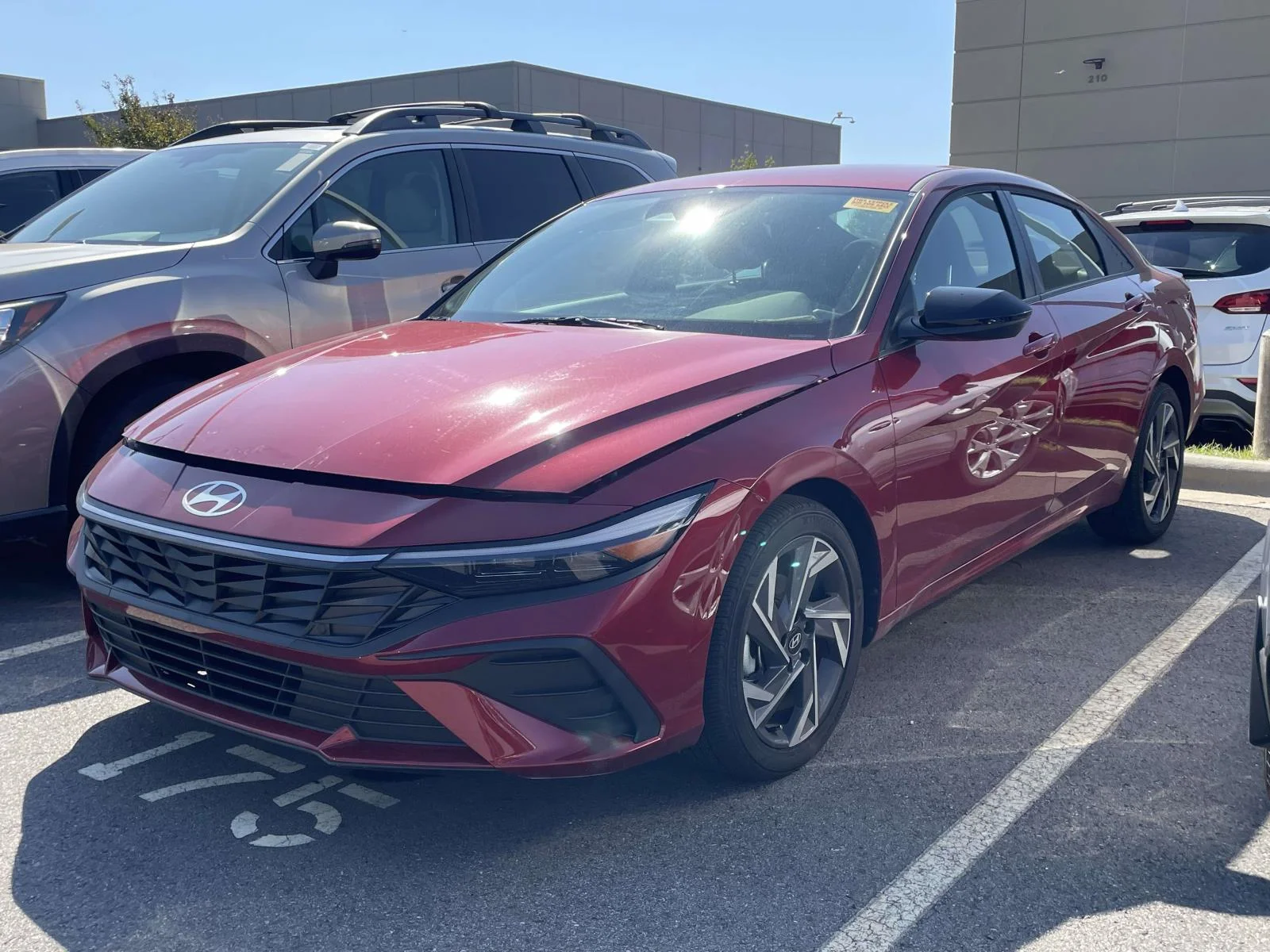 Used 2025 Ultimate Red Hyundai SEL Sport image 2