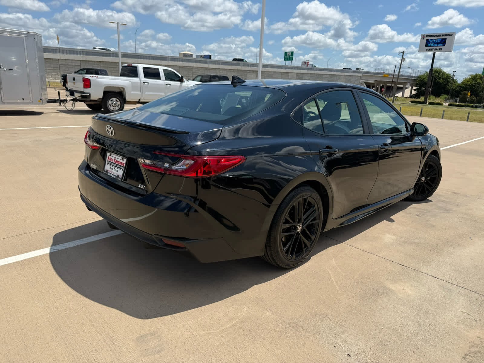 Used 2025 Midnight Black Metallic Toyota XSE image 6