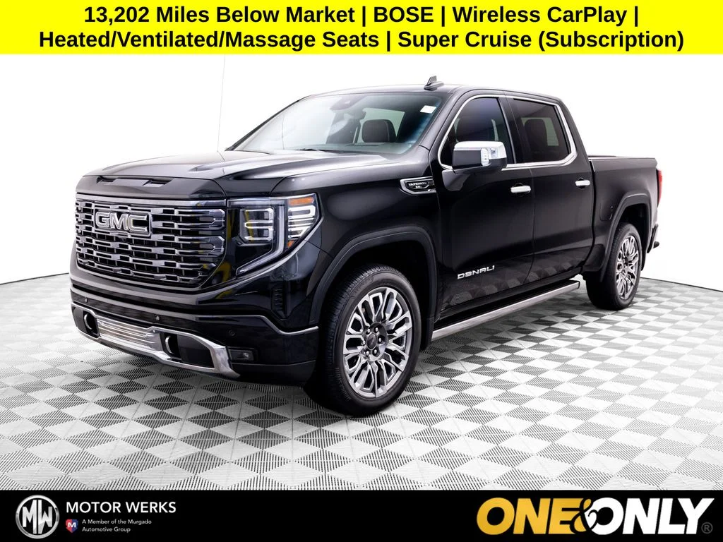 Used 2025 Black GMC Denali Ultimate image 1