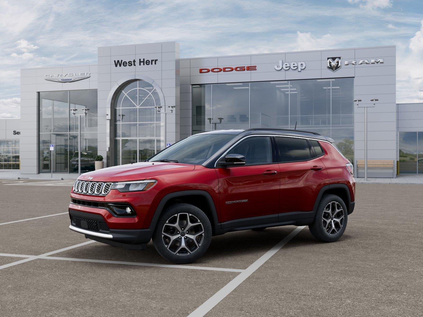 New 2026 Red Hot Pearlcoat Jeep COMPASS LIMITED 4X4 image 2