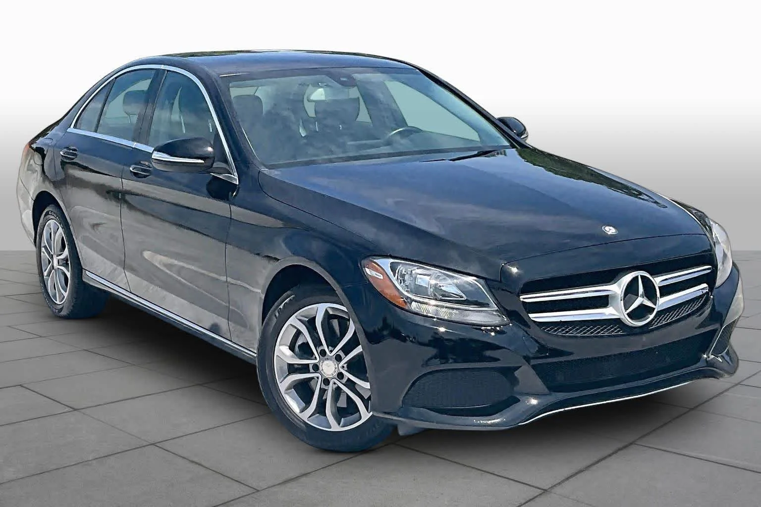 Used 2015 Obsidian Black Metallic Mercedes-Benz C 300 image 4