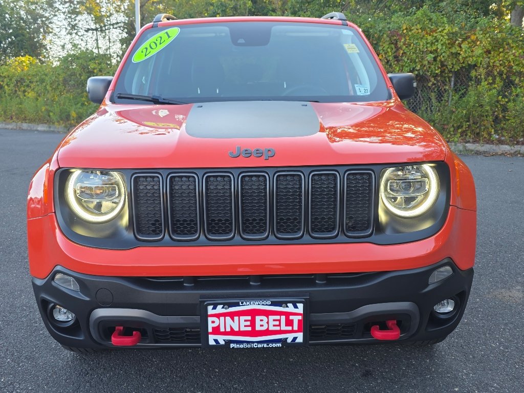 Used 2021 Omaha Orange Clear Coat Jeep Trailhawk image 10