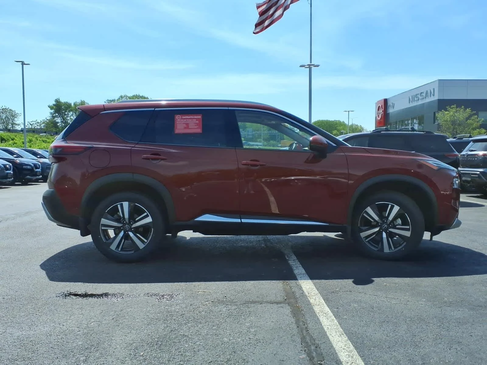 Certified Used 2023 Scarlet Ember Tintcoat Nissan Platinum image 4