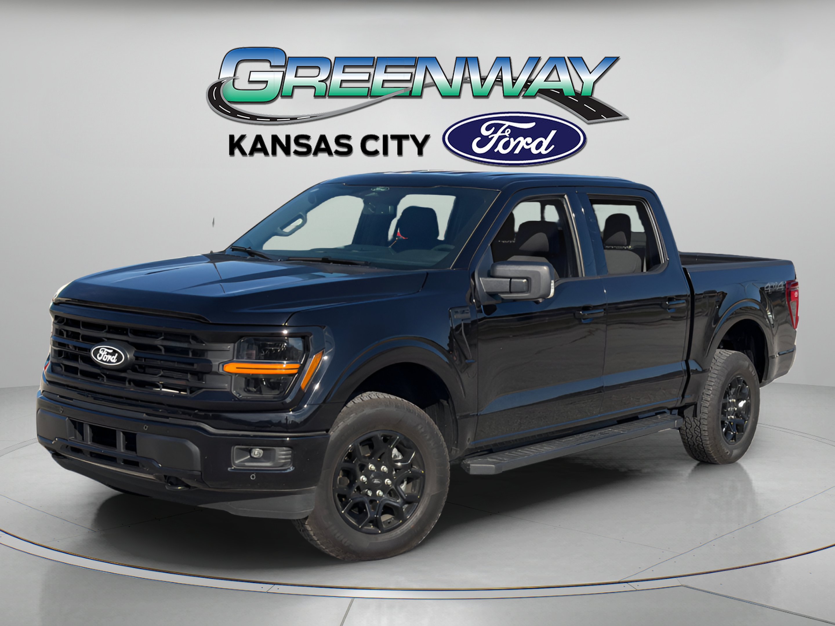 New 2026 Agate Black Metallic Ford XLT image 4