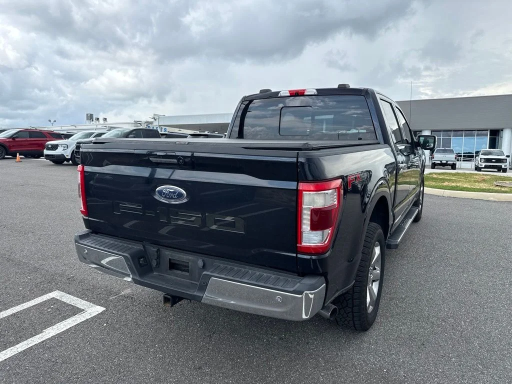 Used 2021 Antimatter Blue Metallic Ford Lariat image 2