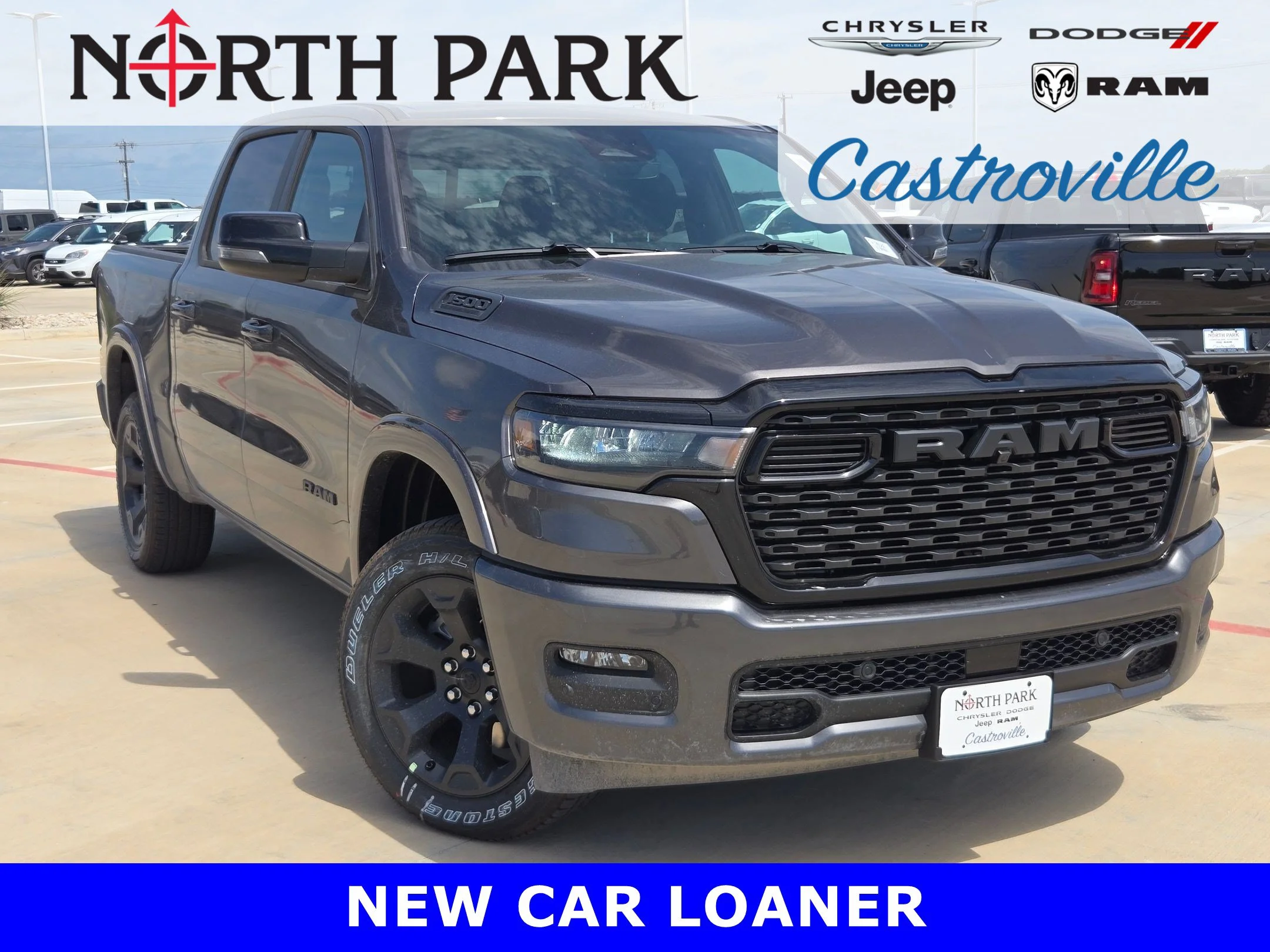 New 2026 Granite Crystal Metallic Clear-Coat Exterior Paint RAM Big Horn/Lone Star image 1