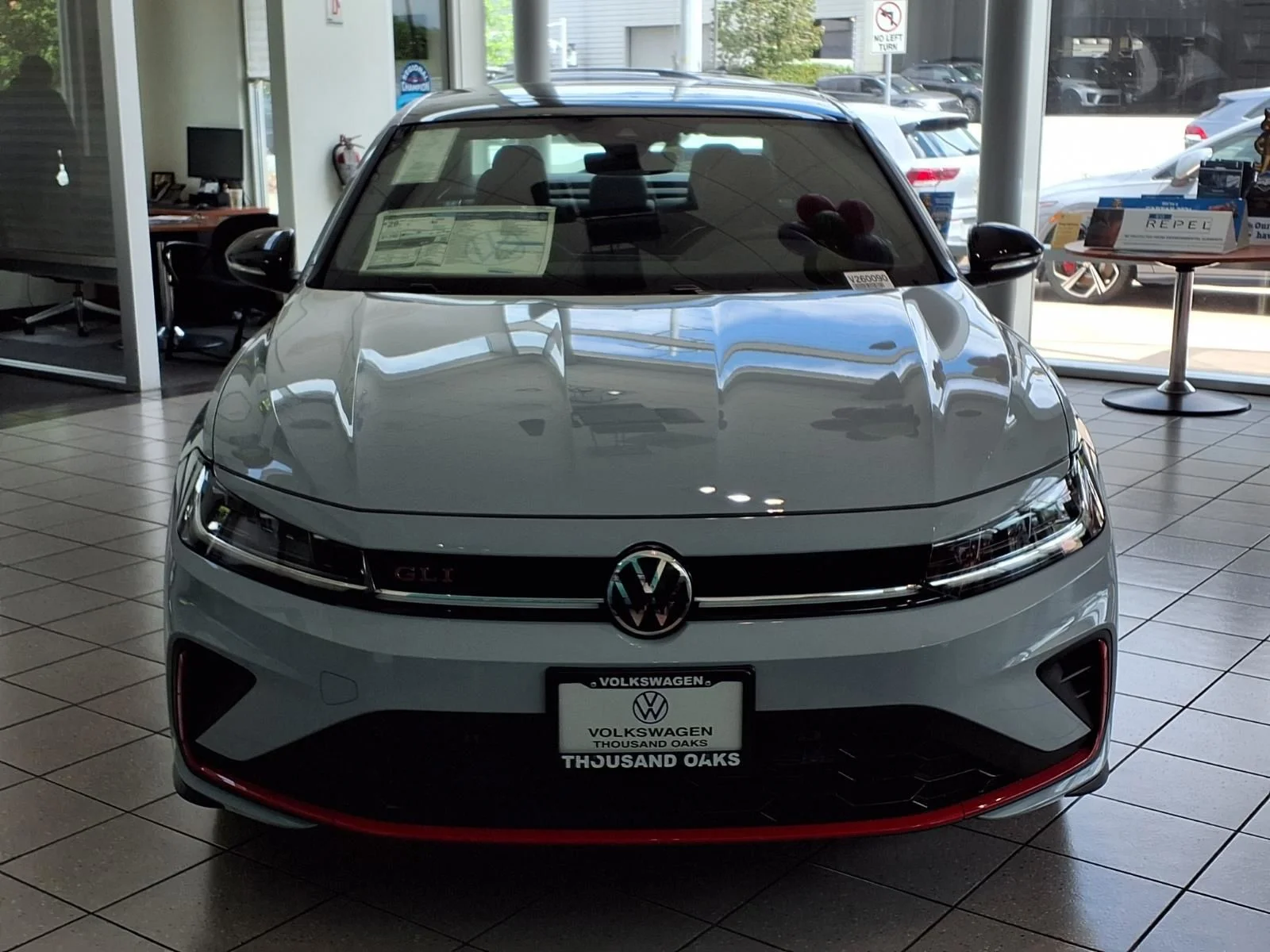 New 2026 Monument Gray W/Deep Black Roof Volkswagen 2.0T Autobahn image 2
